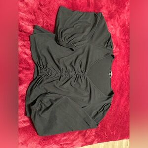 Banana Republic stretch jerseys balloon sleeve cropped tops- L